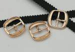 ABLE Metal Shoe Buckles Simple Structure 18MM Corrosion Resistance Gold Color