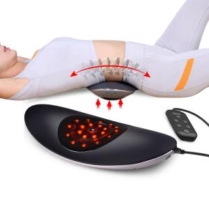 Quality Vibratory Shiatsu Lumbar Massager Temperature Adjustable Heating Stretch Tight Muscles wholesale