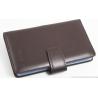 Buy cheap Custom Brown Real Leather Mens Business Credit Card Holders Wallets from wholesalers