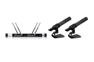 Quality 5G True Diversity Wireless Conference Microphone System Security 2 CH wholesale