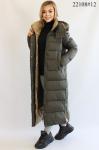 FODARLLOY Ladies warm hooded cotton-padded clothes slim long down winter jackets