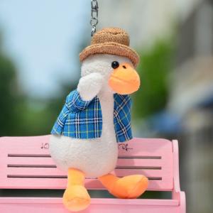 Quality PP Cotton Stuffed Duckling Keychain Plush Toys wholesale