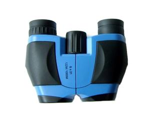 Quality Folding 8x21 Small Porro Binoculars Lightweight Blue , Yellow And Green wholesale