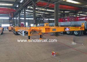 Quality Customized 3 Axle Flatbed Semi Trailer 6880mm 1310mm Wheel Base wholesale