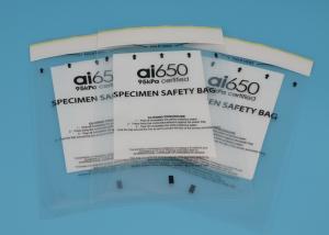 Quality Disposable 95kPa Biohazard Bag For Biological Hazard packing / Infectious specimen wholesale