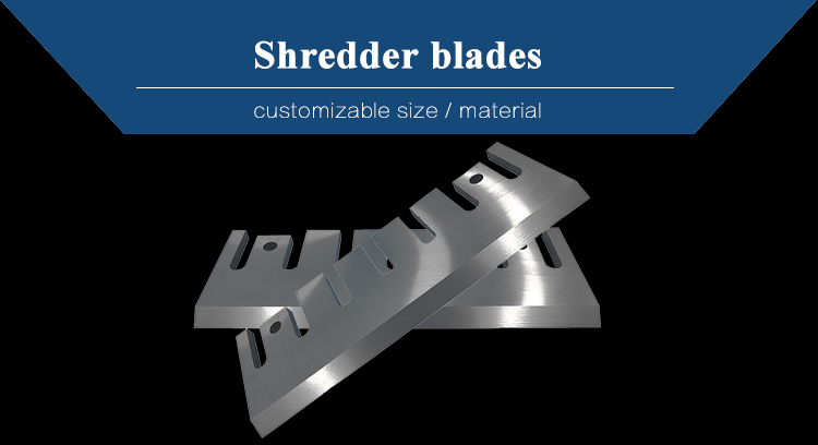 Industrial Cross Cut Paper Shredder Blades , Paper Guillotine Blade Long Life