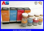 Pharmaceutical Injection Medication Glass Vial Labels 25x60mm Laser Hologram