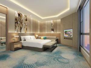 OEM ODM Welcome Hotel Style Bedroom Furniture Guest Room Bed