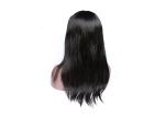 100% Brazilian Human Hair Full Lace Wigs , Natural Looking Human Hair Wigs Black
