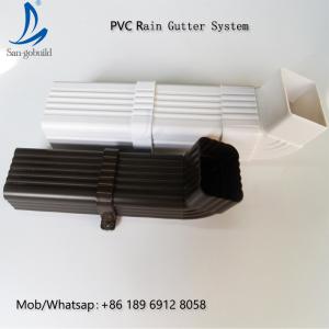 Quality Nigeria 5.2inch PVC Rain Gutter System Malaysia/Philippines/Kenya wholesale