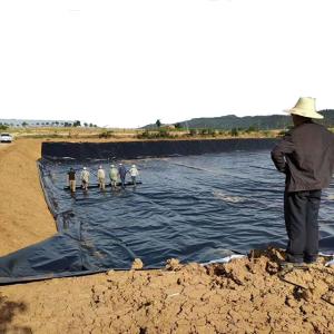 Quality High Tensile Strength 1.5mm HDPE Geomembrane Liner for Landfill Dam Fish Farm and Pond wholesale
