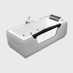 Cold Plunge Freestanding Acrylic Jetted Bathtub Pool 72 Inch Customized