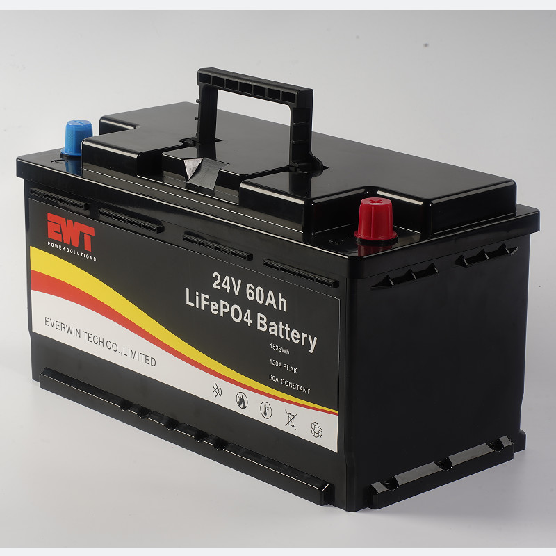 10A Charging 24V 60Ah Lithium Iron Phosphate Battery For Electric Vehicles