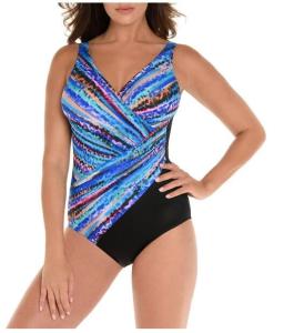 Quality Animal Spectrum Oceanus Surplice One-Piece Swimsuit (1) wholesale