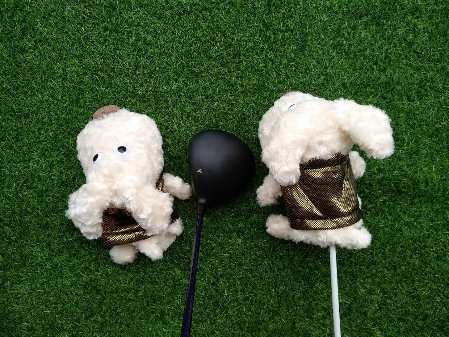 golf head cover , dog head cover , animal head cover , plush head cover , driver head cover