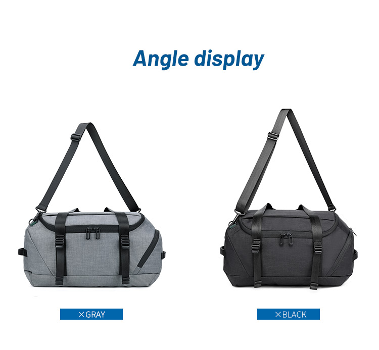 ISO9001 Gym Duffle Bag 33L Multifunctional Travel Bag Waterproof