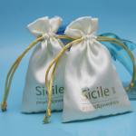 Lavender Scented Sachet Satin Fabric Packaging Drawstring Bag