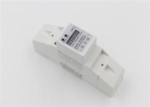 Quality 1 Phase 2 Wires DIN Rail Energy Meter Electrical Din Rail Mounted Kwh Meter wholesale