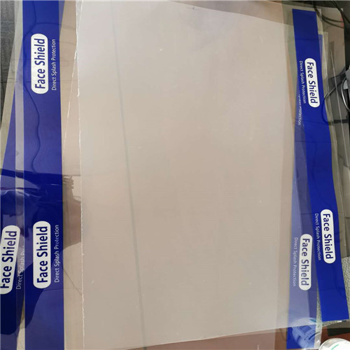 Mirror Finish 0.22mm Rigid PET Film For Face Shield Visor