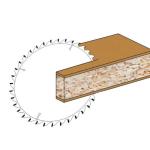 Sawmill Woodworking Carbide Tip Circular Wood Cutting Saw Blade