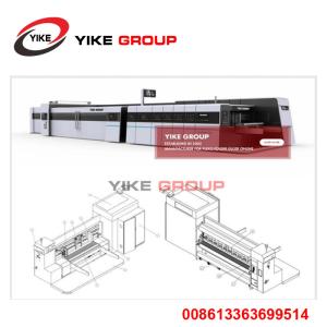 Quality Printer Slotter Die Cutter 220v Flexo Folder Gluer With Bundle Stripper Machine wholesale