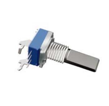 9mm rotary potentiometer with metal shaft,interphone potentiometer, carbon