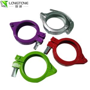 Quality 5.5 inch Schwing Concrete Pump Parts Quick Release Pipe Clamps wholesale