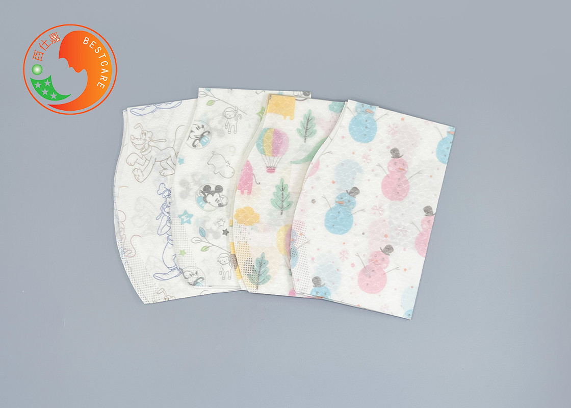 Comfort Customized Disposable Baby Bibs Ultraviolet Sterilization Travel Friendly Sticker