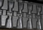 Kubota Kc60 Excavator Rubber Tracks With Kevlar Fiber Steel Cord Structure