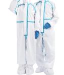 Full Body Protection Suit Rubber Seal Disposable Isolation Gowns
