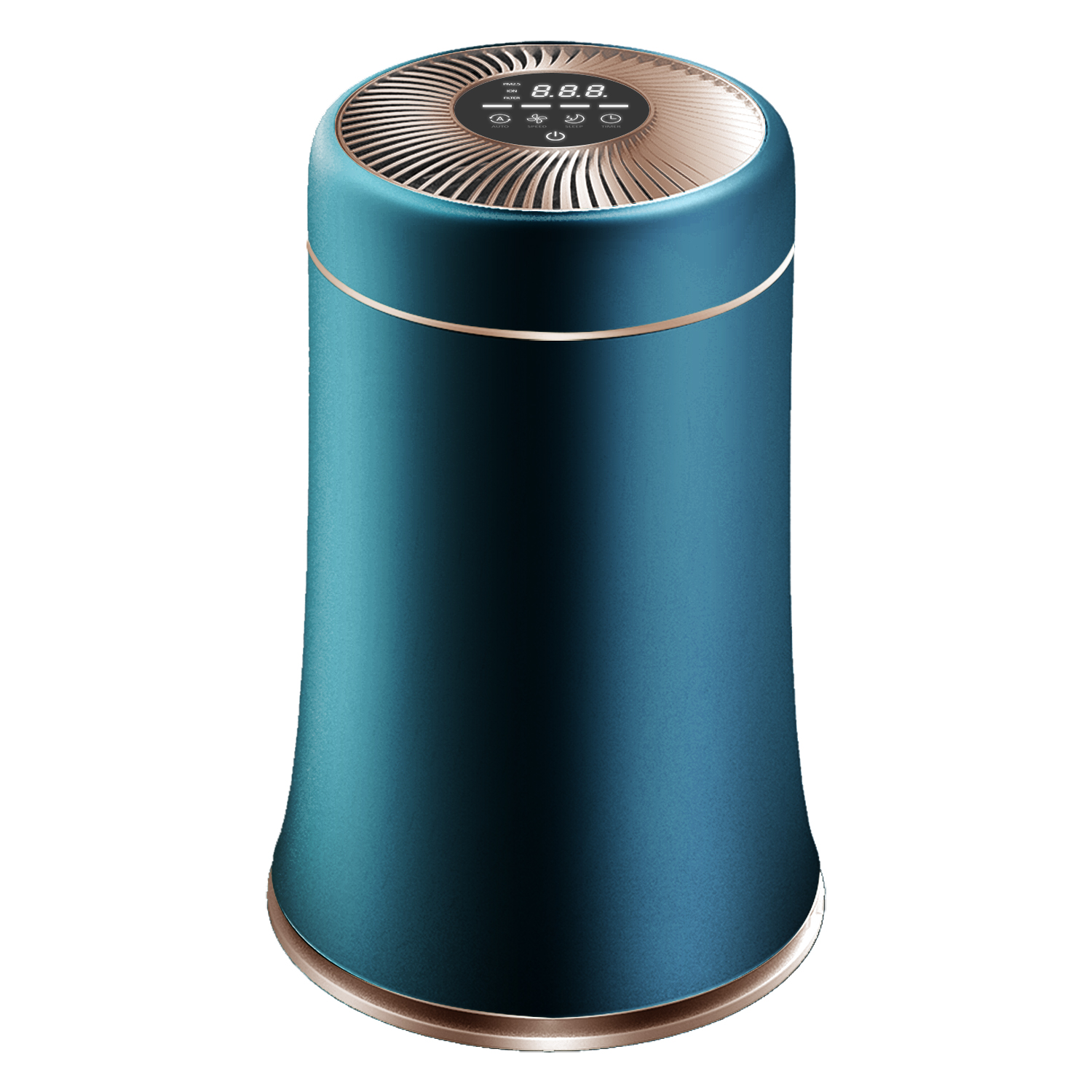 HEPA 13 Desktop Air Purifier 200 Sq Ft 100-240V 24W ABS Materials