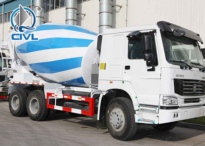 ZZ1257M3247W 266HP SINOTRUK HOWO 6X4 Italian Pump 6-7m3 Concrete Mixer Truck