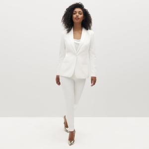 Quality 38% Poly Womens White Pants Suits Dressy 19% Rayon wholesale