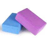 23x15x7.5cm Bodybuilding EVA Foam Yoga Blocks Metal D Ring Strap