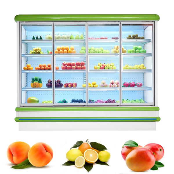 Cheap Vegetable Multideck Display Fridge for sale