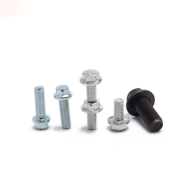 DIN6921 Carbon Steel High Strength Hex Head Bolts Grade 4.8 8.8 10.9 12.9