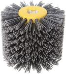 Abrasives ABS Industrial Roller Brush SGS Wire Brush Wheel For Metal Polishing