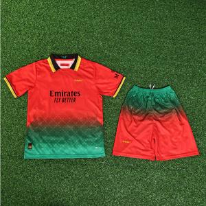 Quality Childrens AC Milan Away Jersey 2025-2026 Season Gradient Red Team Customization wholesale