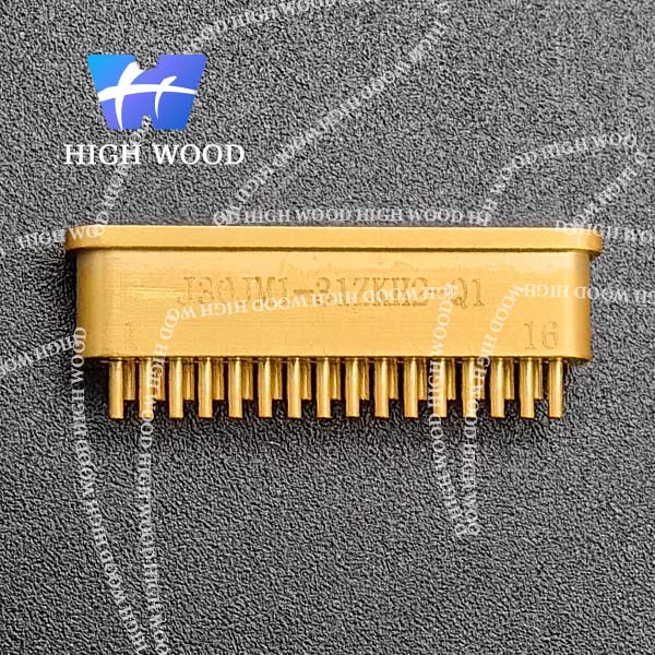 J30J SERIES Glass Sintered Gas Sealed Rectangular Electrical Connector , J30JM1-31ZKH2-Q1