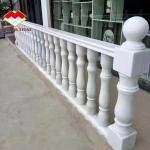 FOB/CNF Delivery Terms White Marble Handrail Porch Balcony Railing Balustrade
