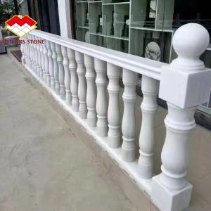 Quality Good Marble Stone Handrail Balustrade Design for Porch and Balcony FOB/CNF Delivery Terms wholesale