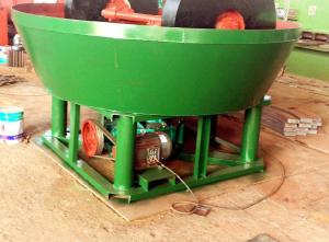 Quality Grinding Gold Beneficiation Machine Wet Pan Mill High Yield ISO9001 Certificate wholesale