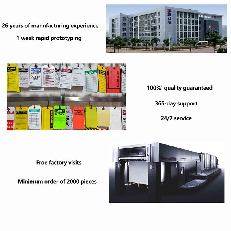 Hot Sale OEM Custom Made Safety Plastic Warning Signs Label Safety PVC Lockout Tags