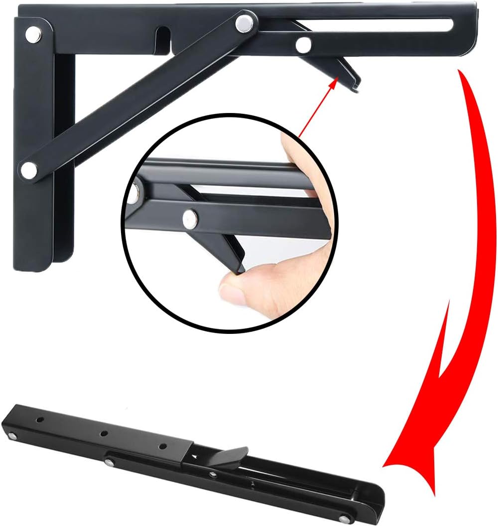 Collapsible Shelf Hinge Wall Mounted for Customer's Request Bench Table Space Saving