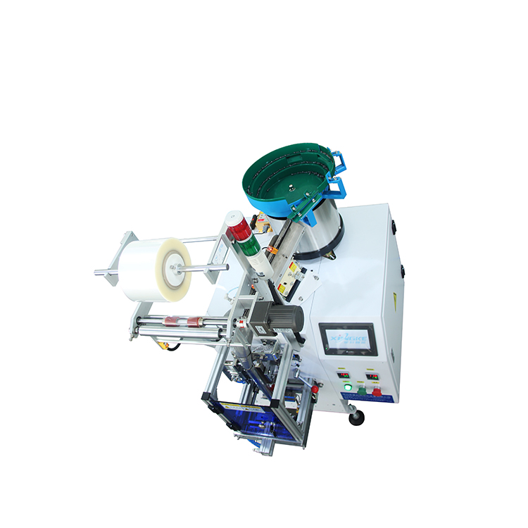 Hardware Screws Nuts Vibrating Bowl Lamination Film Roll Sealing Packaging Machine