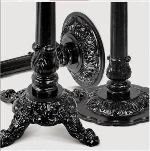 Quality Vintage Table base Sturdy Round Table leg Ornamental Table leg Cast Iron Powder Coat wholesale