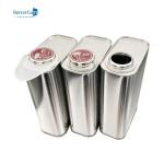 Solvent Paint Tin Suppliers , Square Empty Metal Paint Tins ISO9001