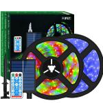 Self Adhesive Waterproof Solar Strip Light Outdoor 2835 SMD RGB CCT 2700K-6500K