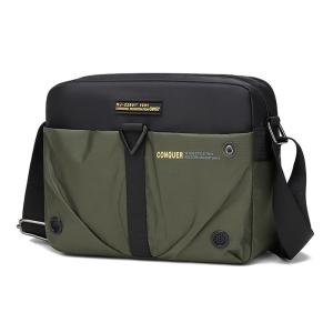 Quality Men Shoulder Messenger Bag Multi Pockets Travel Crossbody Bag Causal Handbag wholesale