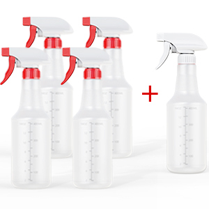 16oz spray bottles 5 pack
